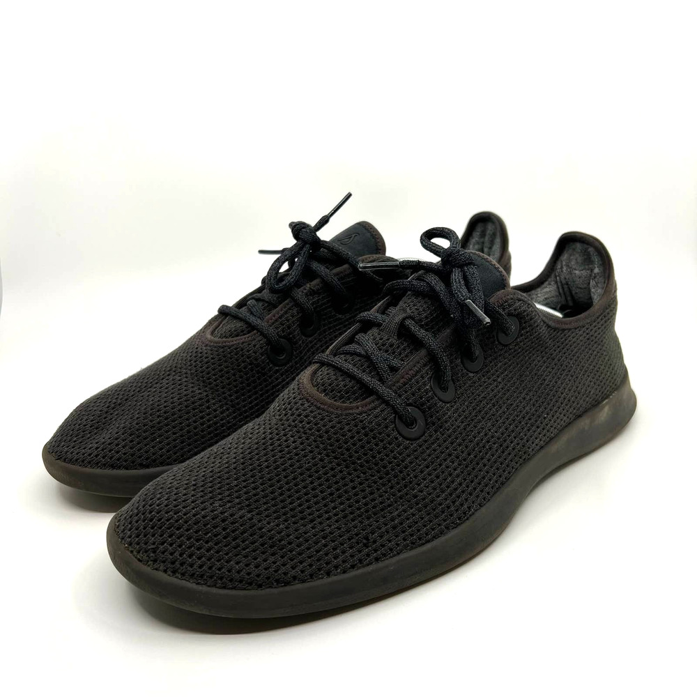 Used Allbirds Tree Runners Black on Black Shoes - Men's 14 US